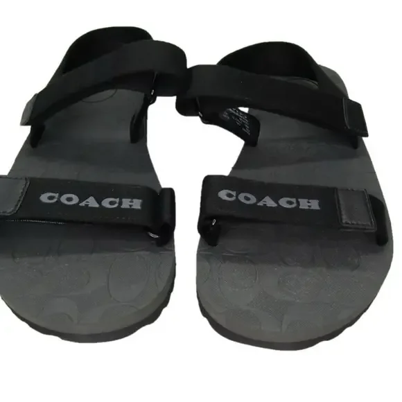 NEW COACH men\'s sport sandals in black COACH® FI | Sport Sandal | Other Shoes | Coach main image 3